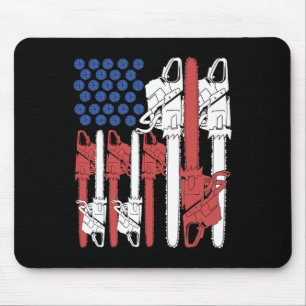 4th Of July Arborist Shirt Men Tree Climber Dad Ch Mouse Pad