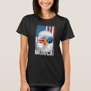 4th Of July Bald Eagle Murica Men Vintage American T-Shirt
