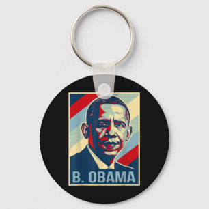 4th Of July Barack Obama Is My President Patriotic Key Ring