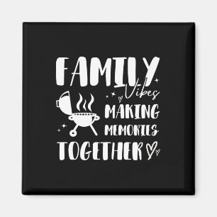 4th Of July Bbq Family Matching Reunion Making Mem Magnet
