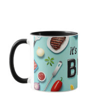 4th of July BBQ Mug – Hot Dogs, Fireworks &Freedom
