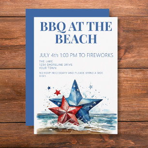 4th of July BBQ Party Invitation