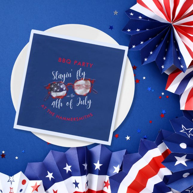 4th of July BBQ Party Napkin (Creator Uploaded)
