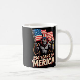 4th of July Bigfoot 2026 USA Anniversary 250 Years Coffee Mug