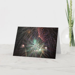 4th of July Birthday Wish Card