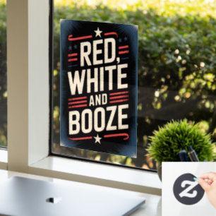 4th of July Booze Party Red White and Booze