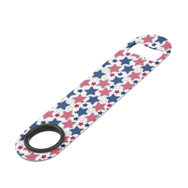 4th Of July Bottle Opener (Back Angled)