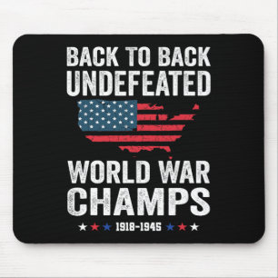 4th Of July - Byck To Byck Undefeated World War Ch Mouse Pad