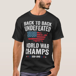 4th Of July - Byck To Byck Undefeated World War Ch T-Shirt
