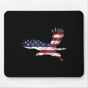 4th Of July Byld Eagle Us Flag Pocket America Men Mouse Pad