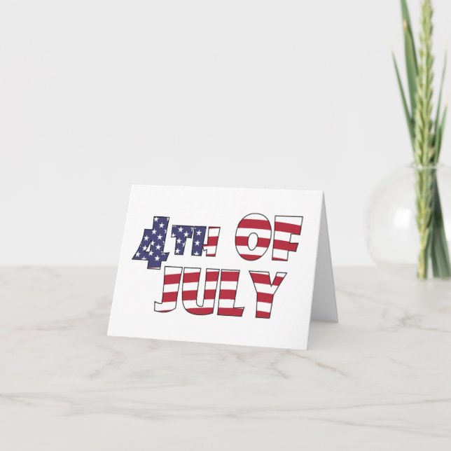 4TH OF JULY CARD (Front)