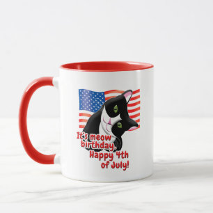 4th of July Cat Mug