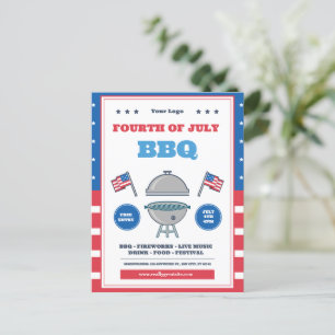 4th of July Celebration, Independence Day  Postcard