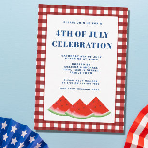 4th Of July Celebration Invitation