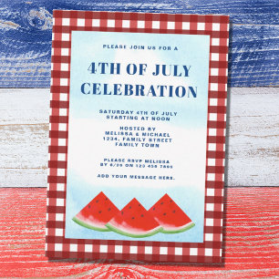 4th Of July Celebration Invitation