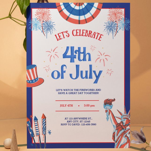 4th of July Celebration Invitation (Creator Uploaded)