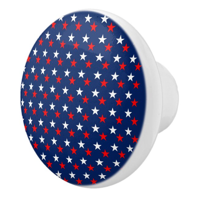 4th of July Ceramic Knob (Right)