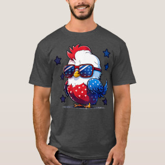 4th of July Chicken 5 T-Shirt