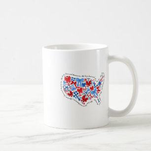 4th Of July Christian Coquette She Loves Jesus &am Coffee Mug