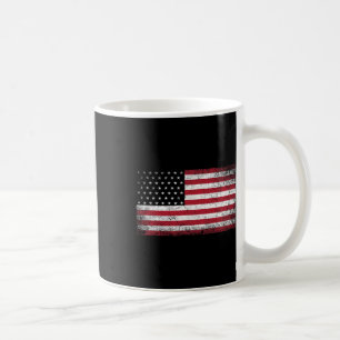 4th Of July Christmas Gift American Flag Vintage C Coffee Mug