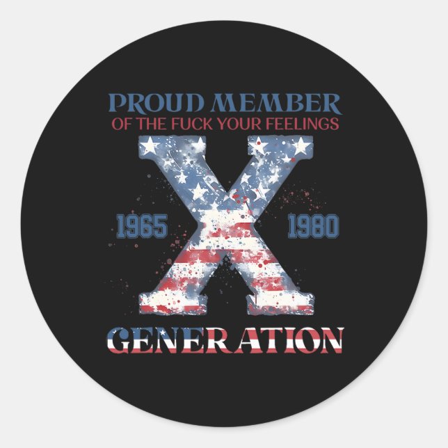 4th Of July  Classic Round Sticker (Front)