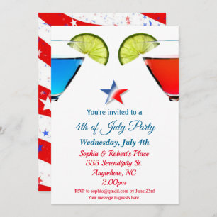 4th of July Cocktail Party Invitation