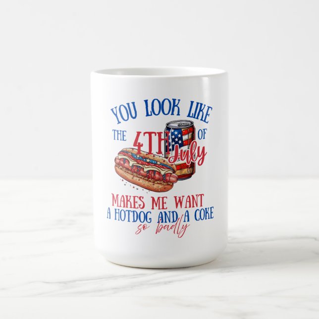 4th of july  coffee mug (Center)