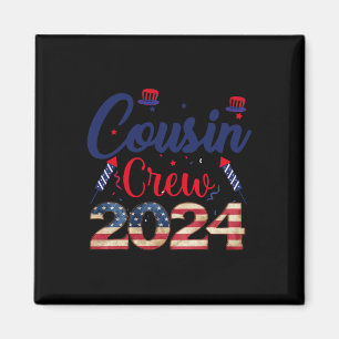 4th Of July Cousin Crew For Kids Toddlers Adults A Magnet