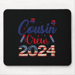 4th Of July Cousin Crew For Kids Toddlers Adults A Mouse Pad