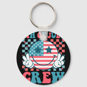 4th of july crew matching family outfits key ring