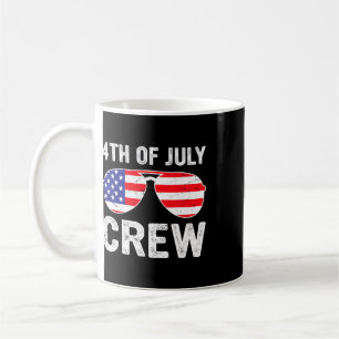 4th Of July Crew Matching Funny Family Outfits  Coffee Mug