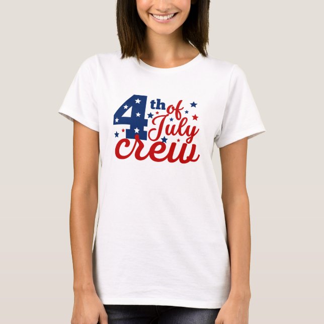 4th Of July Crew T-Shirt (Front)