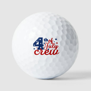 4th Of July Crew T-Shirt Golf Balls