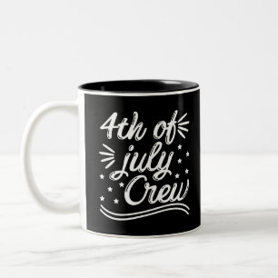 4th Of July Crew Two-Tone Coffee Mug