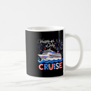4th Of July Cruise Ship Fireworks Usa Patriotic Gi Coffee Mug