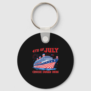 4th of july cruise squad 2026 family matching key ring