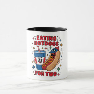 4th Of July Cute Hotdogs Mug