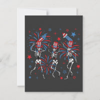 4th Of July Dancing Skeletons