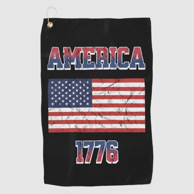 4th of July design Golf Towel (Front)
