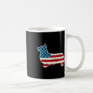 4th Of July Dog Lover Gifts Men Women American Fla Coffee Mug