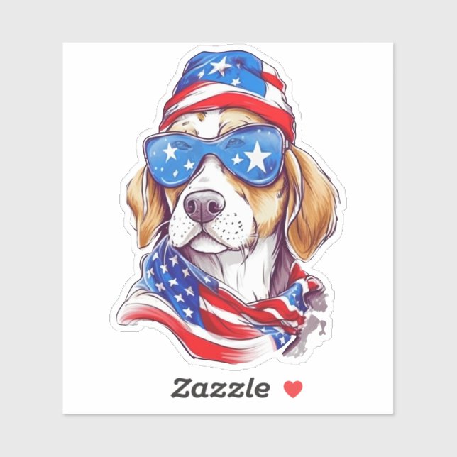 4th Of July Dog Sublimation (Sheet)