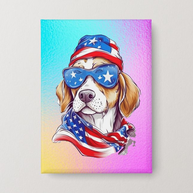 4th Of July Dog Sublimation-66361 (Front)