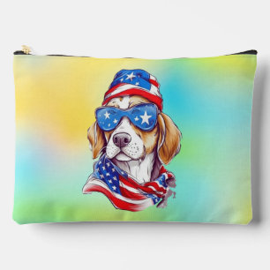 4th Of July Dog Sublimation-66361 Accessory Pouch
