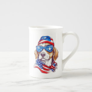 4th Of July Dog Sublimation-66361 Bone China Mug