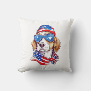 4th Of July Dog Sublimation-66361 Cushion