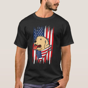 4th of July Dog USA Independence Day American Holi T-Shirt