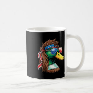 4th Of July Duck Shirt Usa Flag Funny Patriotic Du Coffee Mug