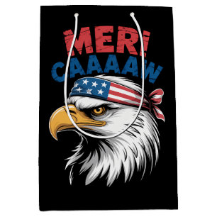 4th Of July Eagle Freedom Patriotic Medium Gift Bag