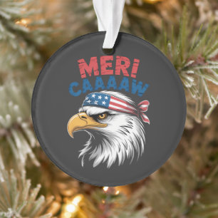 4th Of July Eagle Freedom Patriotic Ornament