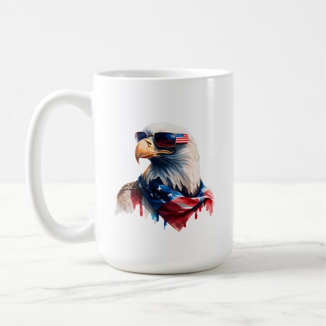 4th Of July Eagle Mug (Left)